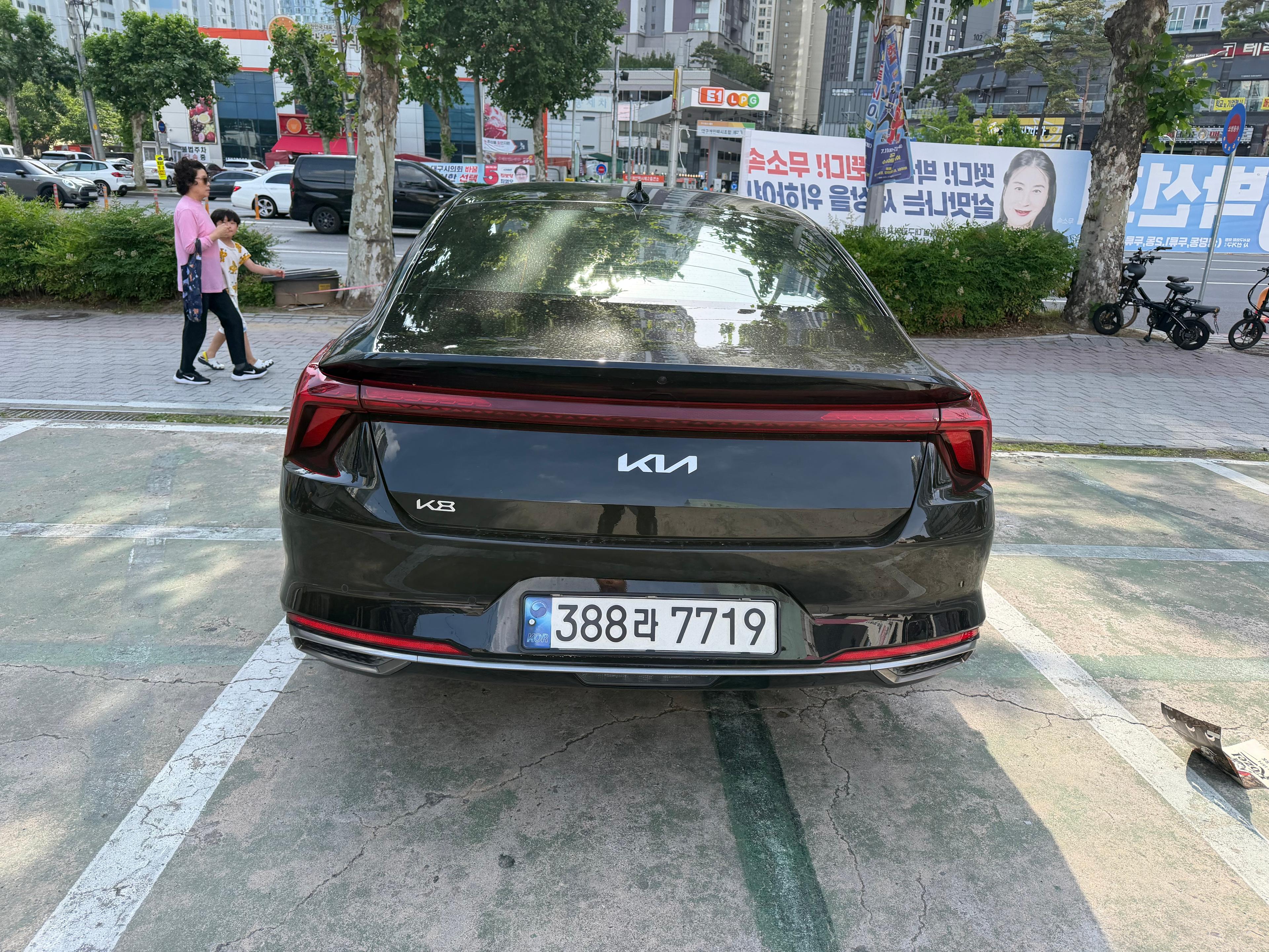 기아 K8 출고후기 후면 사진