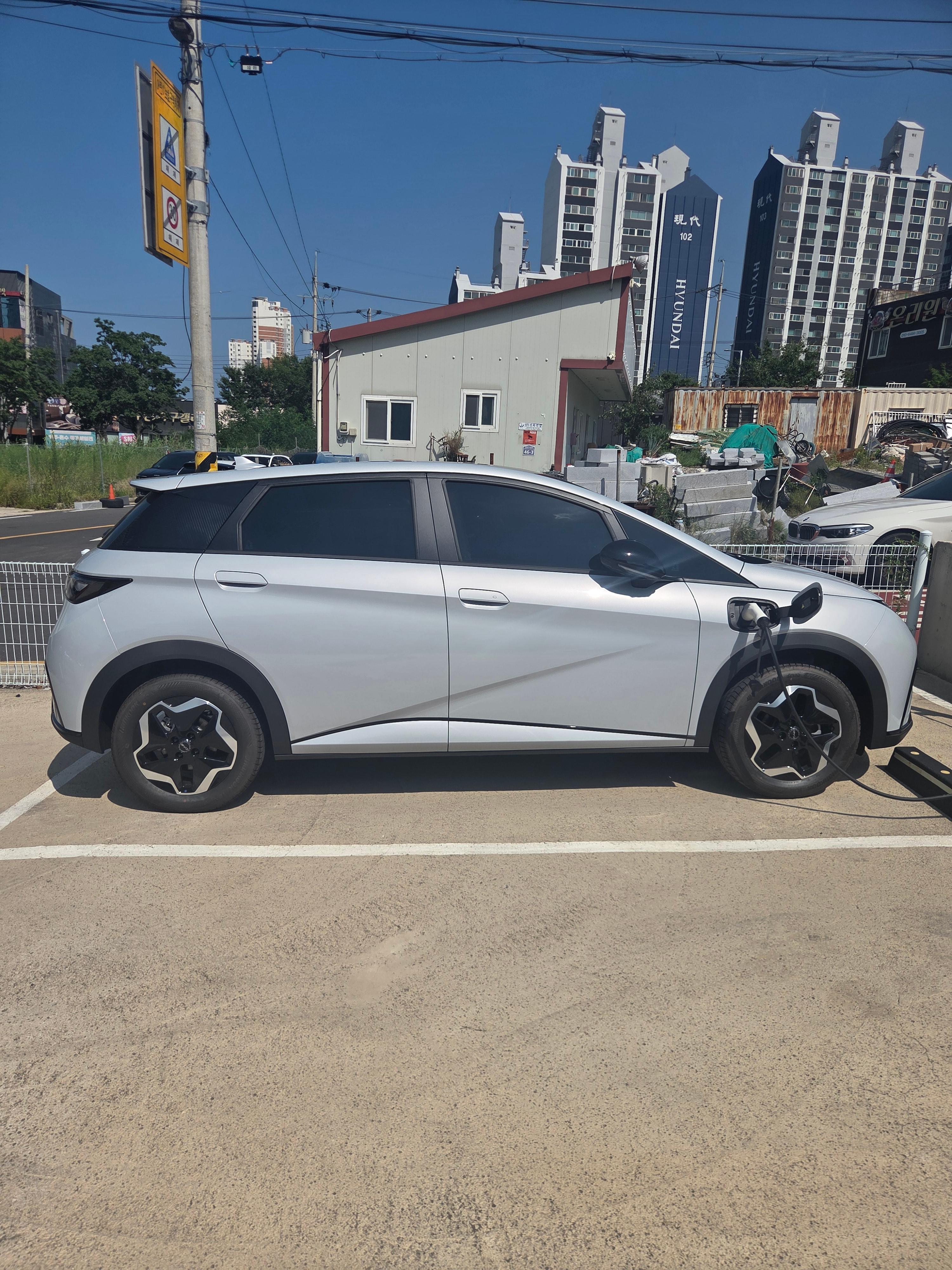 BYD Dolphin 출고후기 옆면 사진