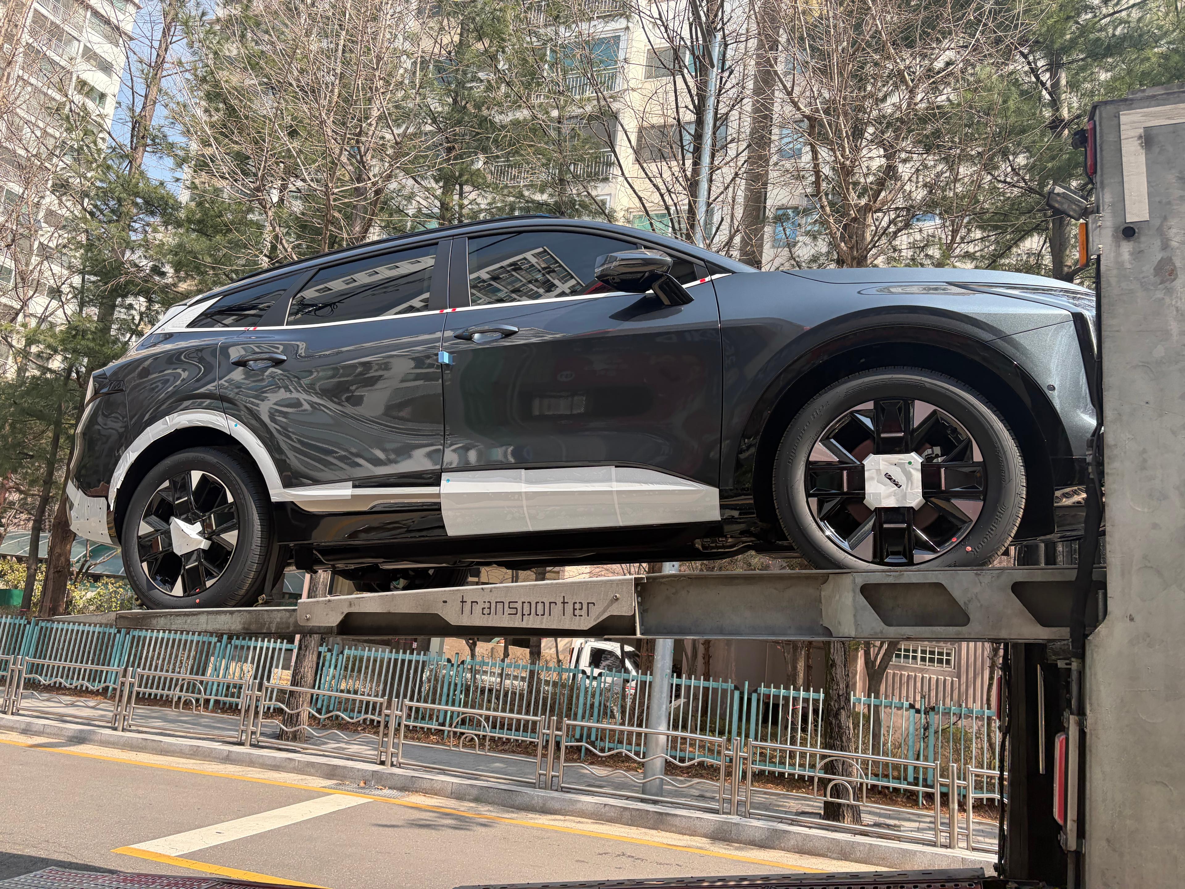 기아 스포티지 출고후기 옆면 사진