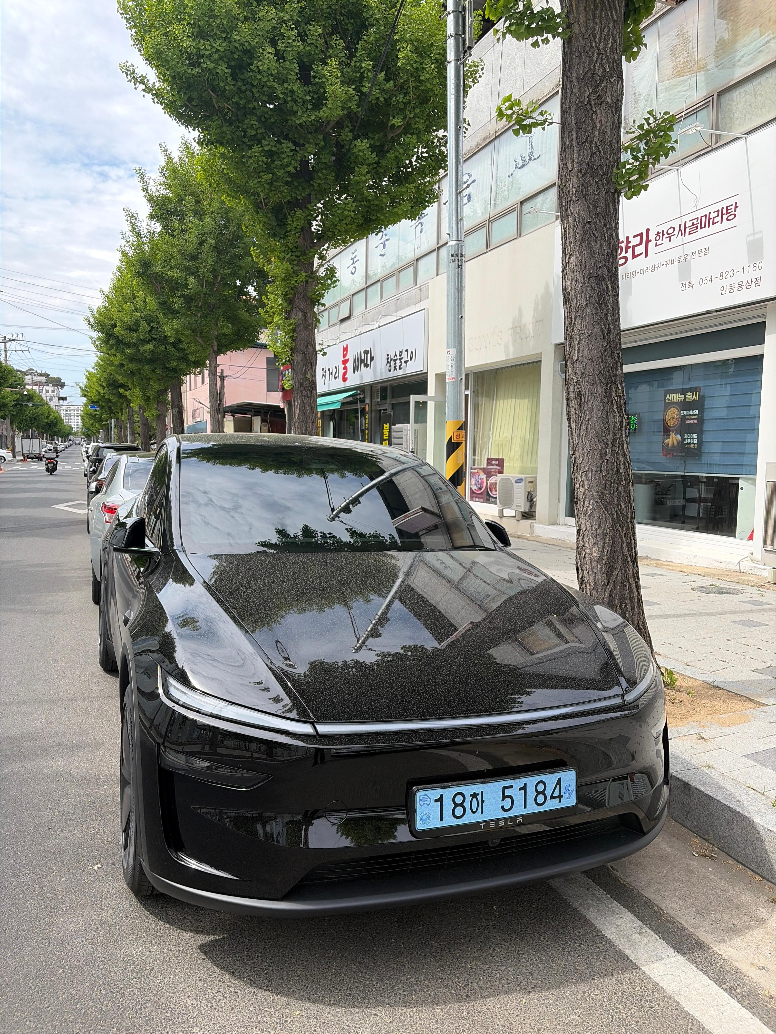 테슬라 Model Y 출고후기 전면 사진