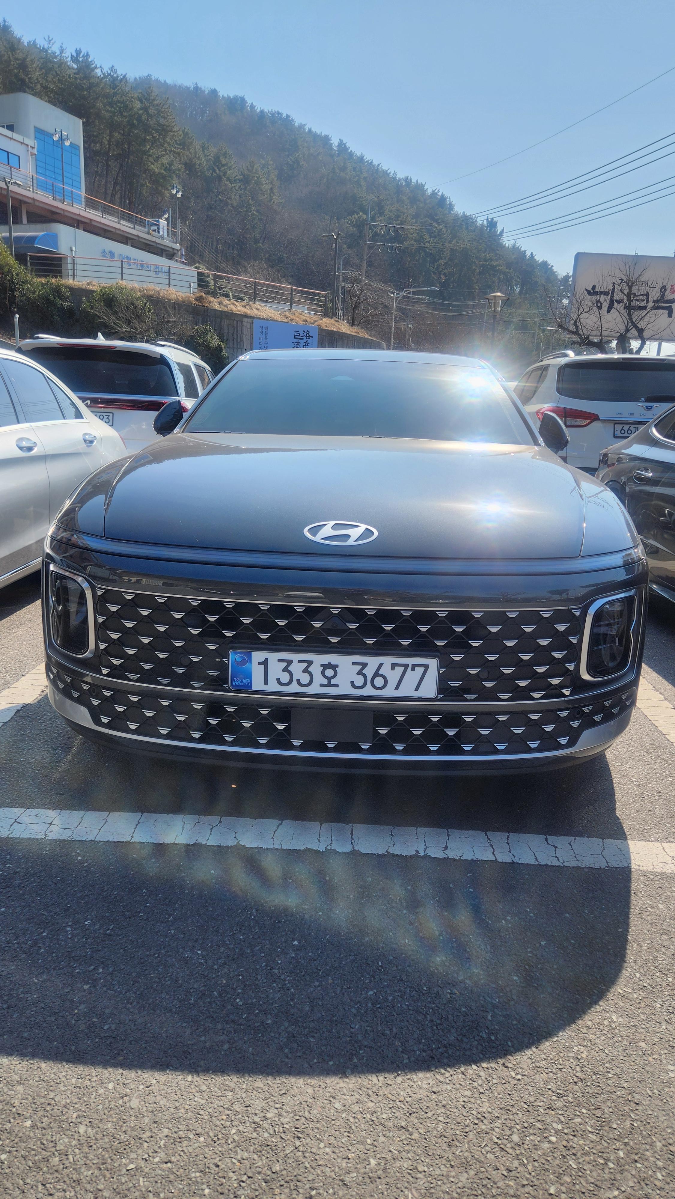 현대 그랜저 출고후기 전면 사진