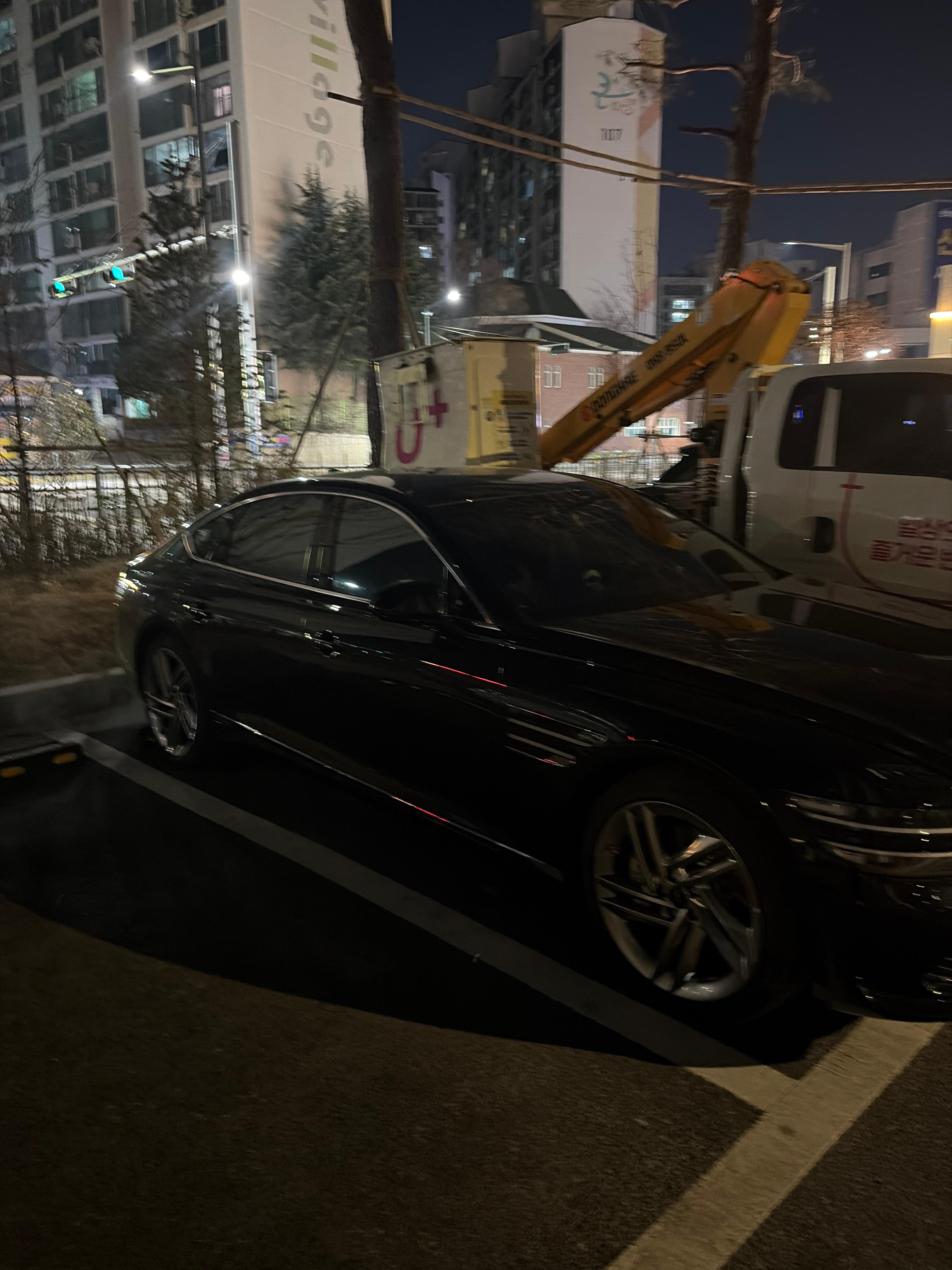 제네시스 G80 출고후기 옆면 사진
