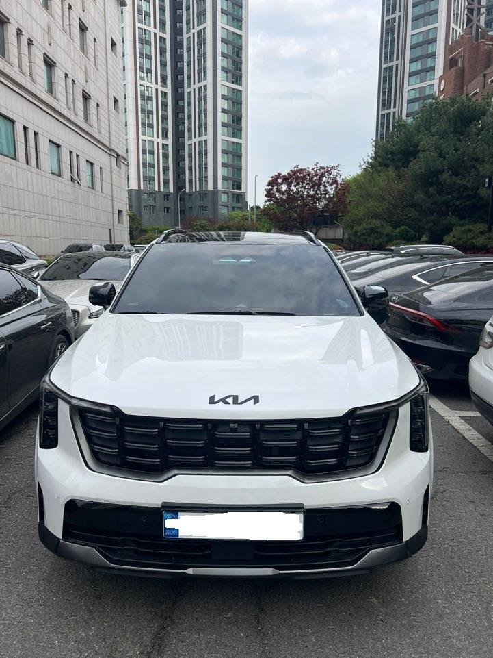 기아 쏘렌토 출고후기 전면 사진