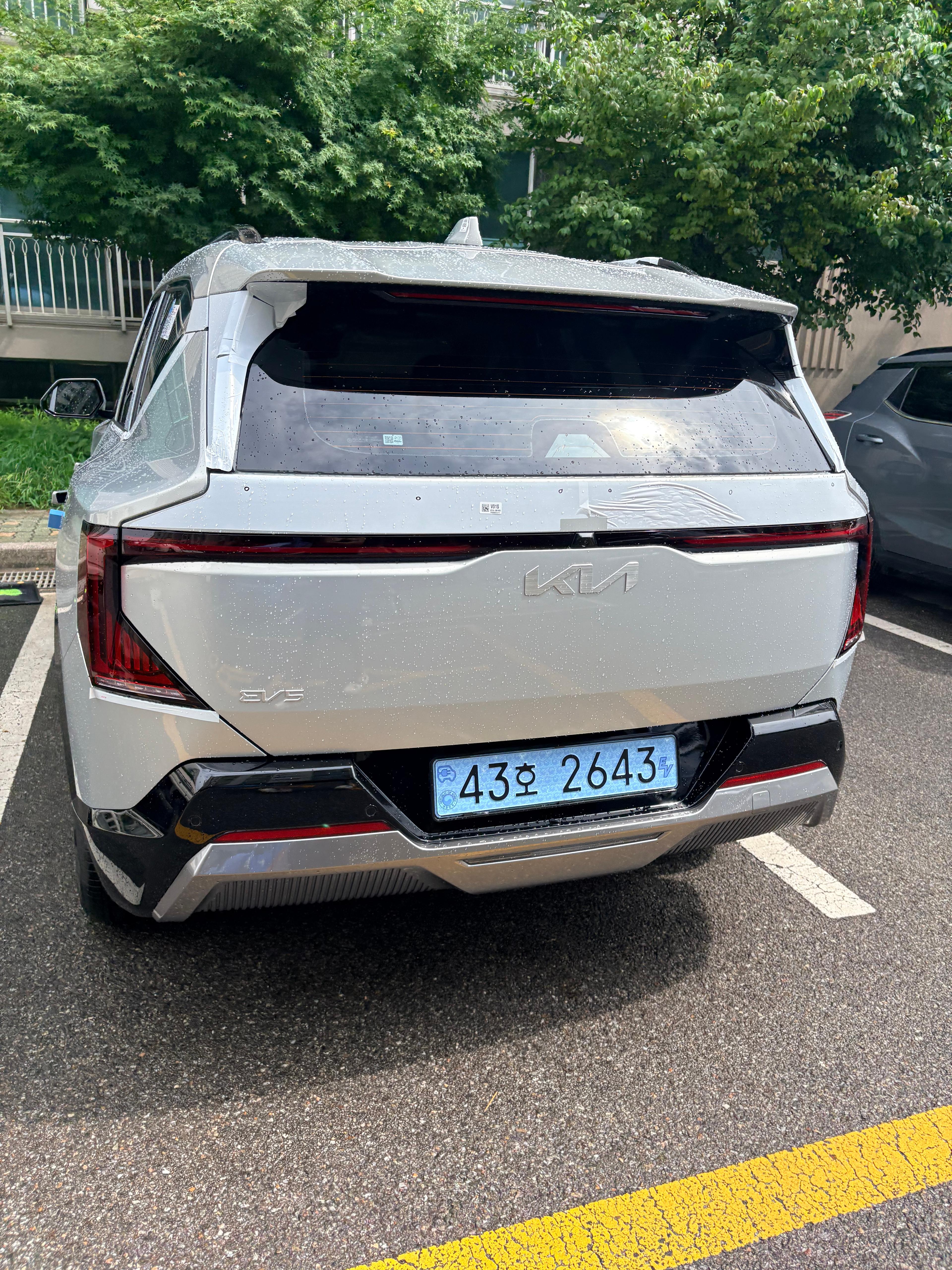 기아 EV5 출고후기 후면 사진